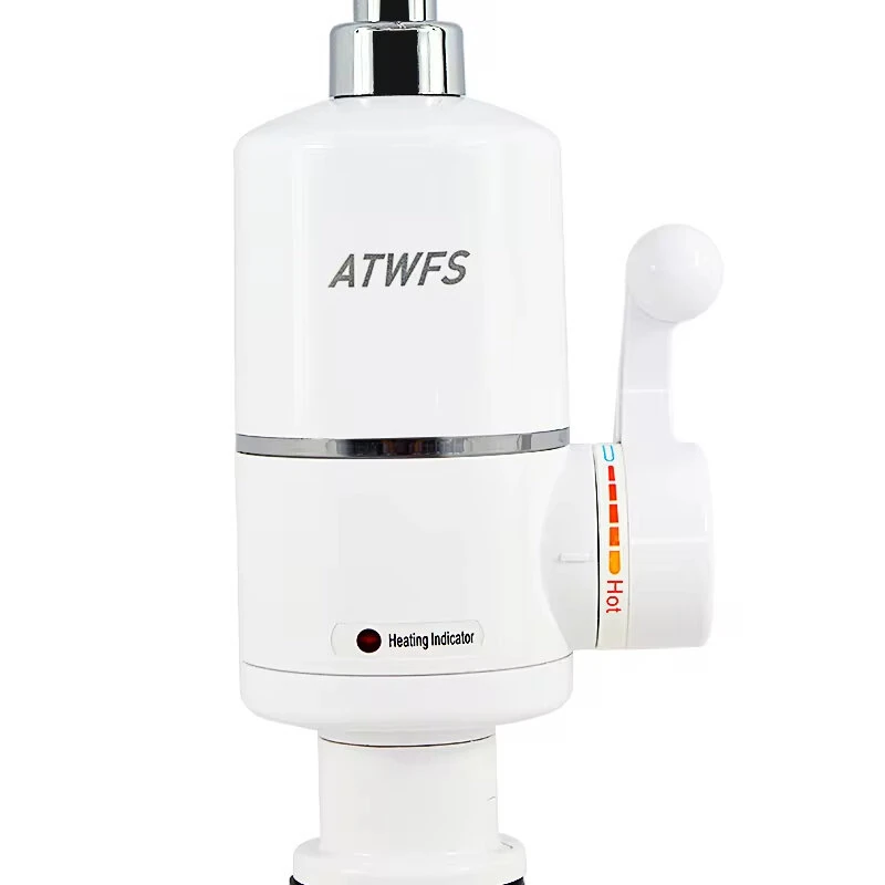 (image for) 3000W Fast Electric Water Heater Tap IPX4 Waterproof Instant Heating Multi-layer Coated EU Plug Kitchen Faucet